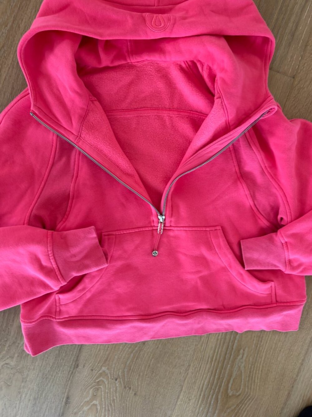 Lululemon Scuba Oversized Half Zip Hoodie in Lip Gloss - Picture 5 of 6